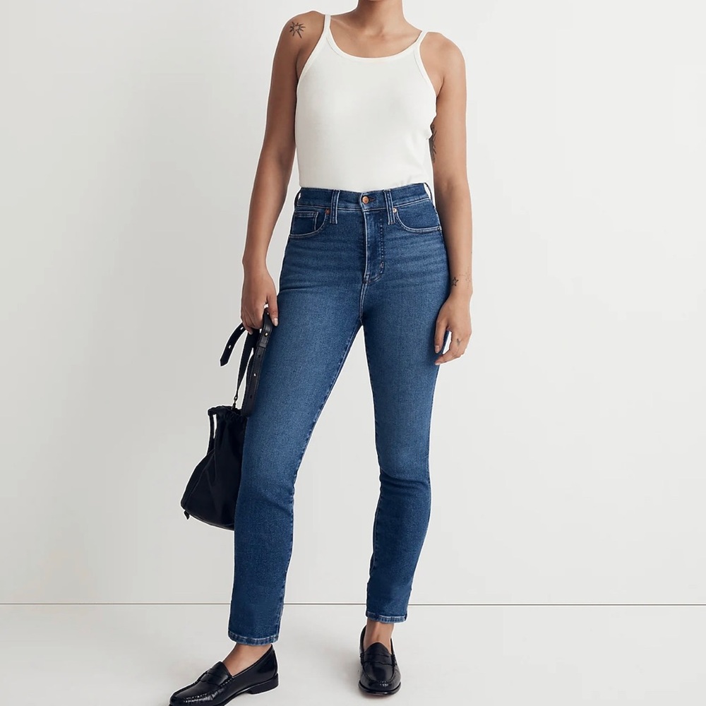 Madewell- Curvy high rise stovepipe jeans- Size 29